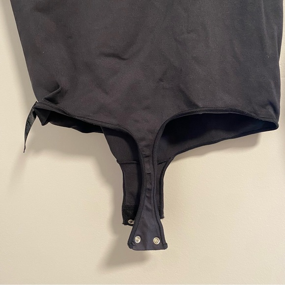 XXS-XS SKIMS GREY MOCKNECK BODYSUIT - Picture 5 of 8